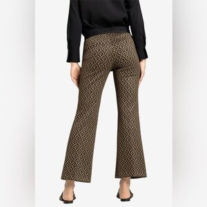 CAMBIO Faith patterned lurex trousers‎ Patterned Black and Gold Women's Pants S2